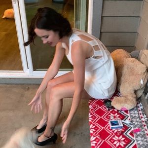 White dress